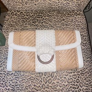 Authentic Cole Haan White Clutch